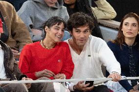 2025 French Open - Celebrities In Stand Day 2 NB