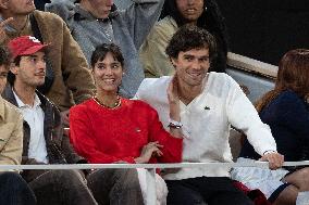 2025 French Open - Celebrities In Stand Day 2 NB
