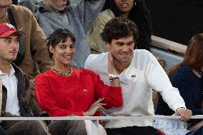 2025 French Open - Celebrities In Stand Day 2 NB