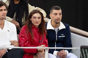 2025 French Open - Celebrities In Stand Day 2 NB