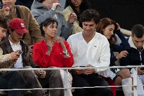 2025 French Open - Celebrities In Stand Day 2 NB