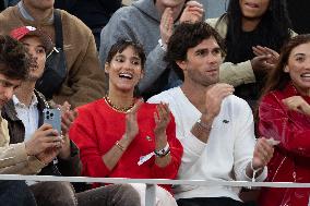 2025 French Open - Celebrities In Stand Day 2 NB