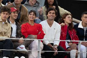 2025 French Open - Celebrities In Stand Day 2 NB