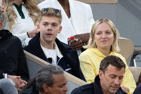 2025 French Open - Celebrities In Stand Day 2 NB