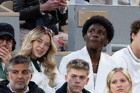 2025 French Open - Celebrities In Stand Day 2 NB