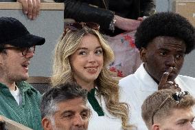 2025 French Open - Celebrities In Stand Day 2 NB