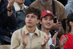 2025 French Open - Celebrities In Stand Day 2 NB