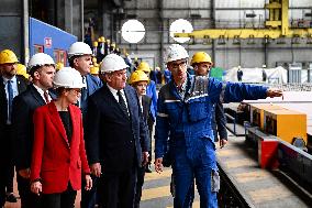PM Bayrou Chairs A Interministerial Committee Of The Sea - Saint-Nazaire