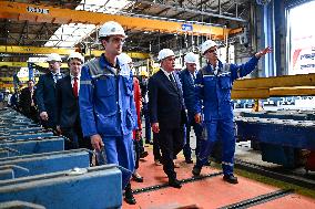 PM Bayrou Chairs A Interministerial Committee Of The Sea - Saint-Nazaire