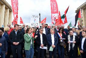 Rally In Support Of The Palestinian People - Paris