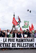 Rally In Support Of The Palestinian People - Paris