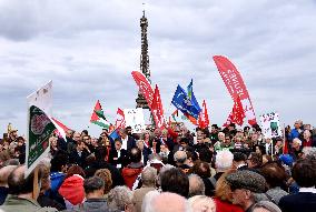 Rally In Support Of The Palestinian People - Paris