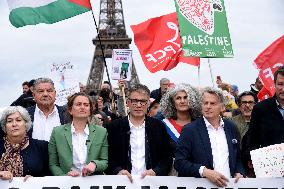 Rally In Support Of The Palestinian People - Paris