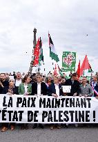 Rally In Support Of The Palestinian People - Paris