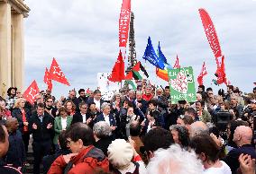 Rally In Support Of The Palestinian People - Paris