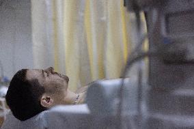 Ukrainian Medics Assist Wounded Soldier in Kharkiv