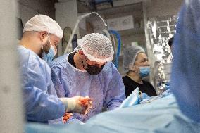 Ukrainian Medics Assist Wounded Soldier in Kharkiv