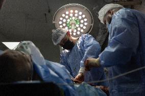 Ukrainian Medics Assist Wounded Soldier in Kharkiv