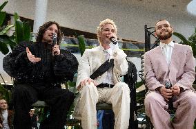 News conference of Ziferblat band after Eurovision 2025