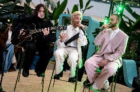 News conference of Ziferblat band after Eurovision 2025