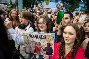 News conference of Ziferblat band after Eurovision 2025