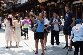 Foreign Tourists in Shanghai