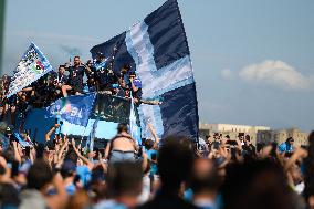 CALCIO - Serie A - SSC Napoli team celebrates championship victory