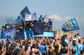 CALCIO - Serie A - SSC Napoli team celebrates championship victory