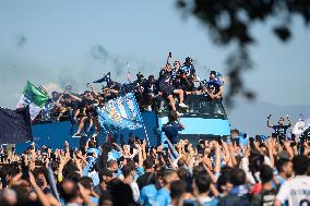CALCIO - Serie A - SSC Napoli team celebrates championship victory