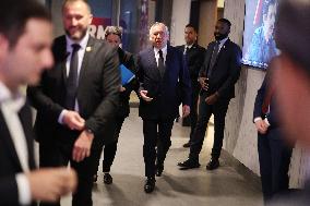 Exclusive - Francois Bayrou On RMC/BFMTV - Paris