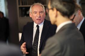 Exclusive - Francois Bayrou On RMC/BFMTV - Paris