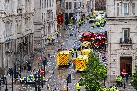 Liverpool Parade Hit By Car, 50 Injured