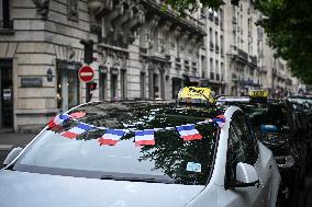 Taxi protest in Paris - FA
