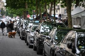 Taxi protest in Paris - FA
