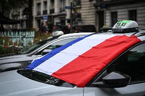 Taxi protest in Paris - FA