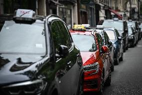 Taxi protest in Paris - FA