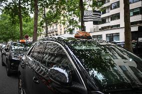 Taxi protest in Paris - FA