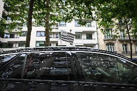 Taxi protest in Paris - FA