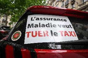 Taxi protest in Paris - FA