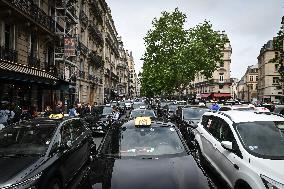 Taxi protest in Paris - FA