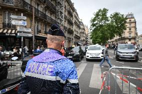 Taxi protest in Paris - FA