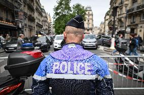 Taxi protest in Paris - FA