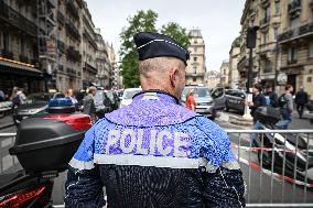 Taxi protest in Paris - FA