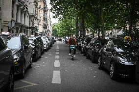 Taxi protest in Paris - FA