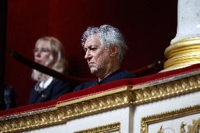 Richard Berry during the debate on the bill on the right to assistance in dying at National Assembly - Paris