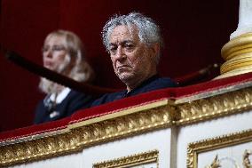 Richard Berry during the debate on the bill on the right to assistance in dying at National Assembly - Paris