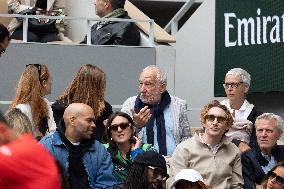 2025 French Open - Celebrities In Stand Day 3 NB