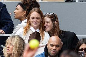 2025 French Open - Celebrities In Stand Day 3 NB