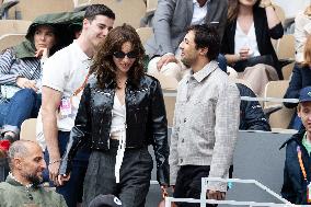 2025 French Open - Celebrities In Stand Day 3 NB