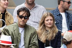 2025 French Open - Celebrities In Stand Day 3 NB
